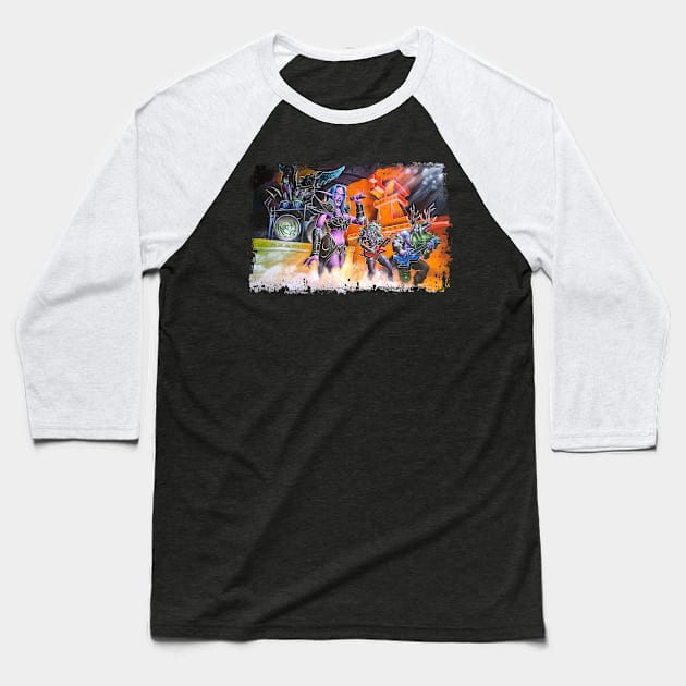 WOW Concert Baseball T-Shirt by chudd